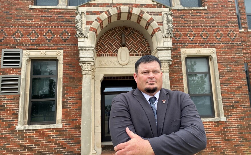 Cody Patton, superintendent of Harrold Schools.