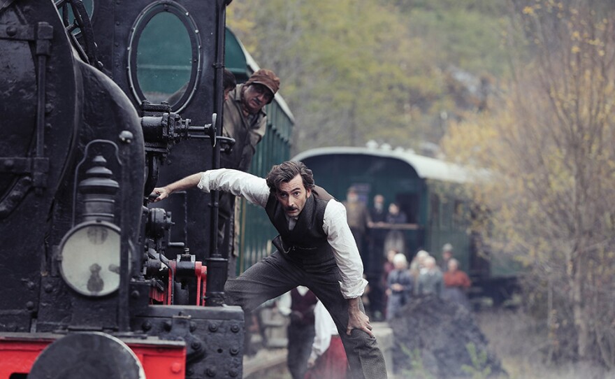 Having survived mayhem in France, Fogg and his party are crossing Italy when their train comes to a screeching halt.