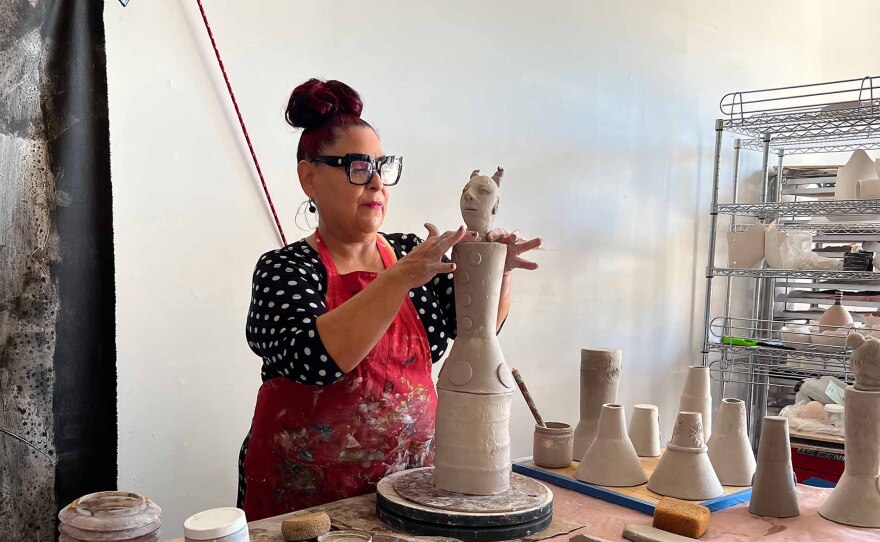 Yolanda Gonzalez is featured in CRAFT IN AMERICA "Collectors"