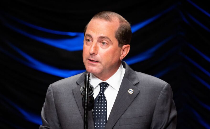 Secretary of Health and Human Services Alex Azar announced his agency is dropping a proposal intended to lower drug prices.