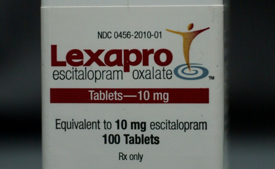 Researchers tested the antidepressant Lexapro, or escitalopram generically, to see if it would protect the heart against mental stress.