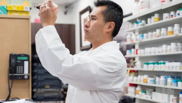 Ken Thai, part-owner and manager of the El Monte Pharmacy Group in California.