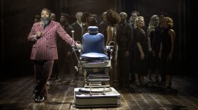 Tariq Trotter portrays a scientist who has invented a machine that can turn Black people white in the off-Broadway musical <em>Black No More</em>.