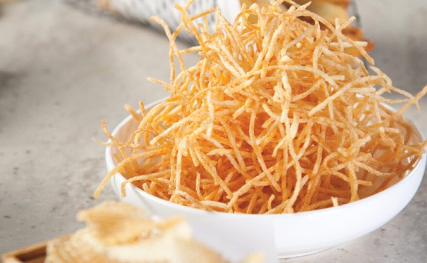 Martha Stewart offers lessons in how to deep-fry and pan-fry to perfection, offering a step-by-step technique to make golden-brown, non-greasy French fries (pictured).