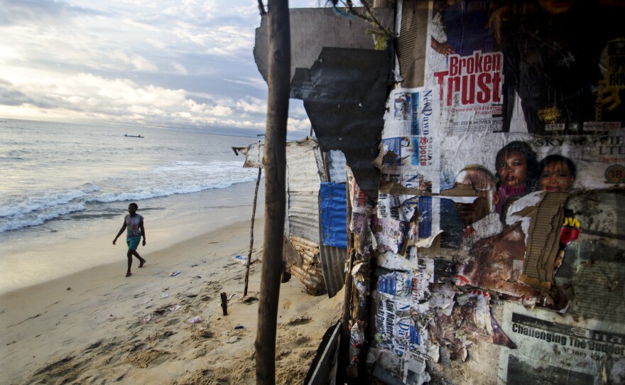 "Broken Trust" is the title of an African movie — and a theme that resonates with West Point residents. Many feel the government hasn't adequately informed them about the Ebola holding center in their midst.