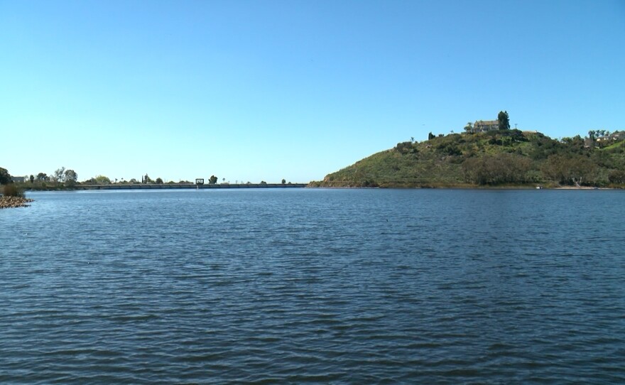 Lake Murray reservoir and recreational area in La Mesa is shown on March 2, 2023.
