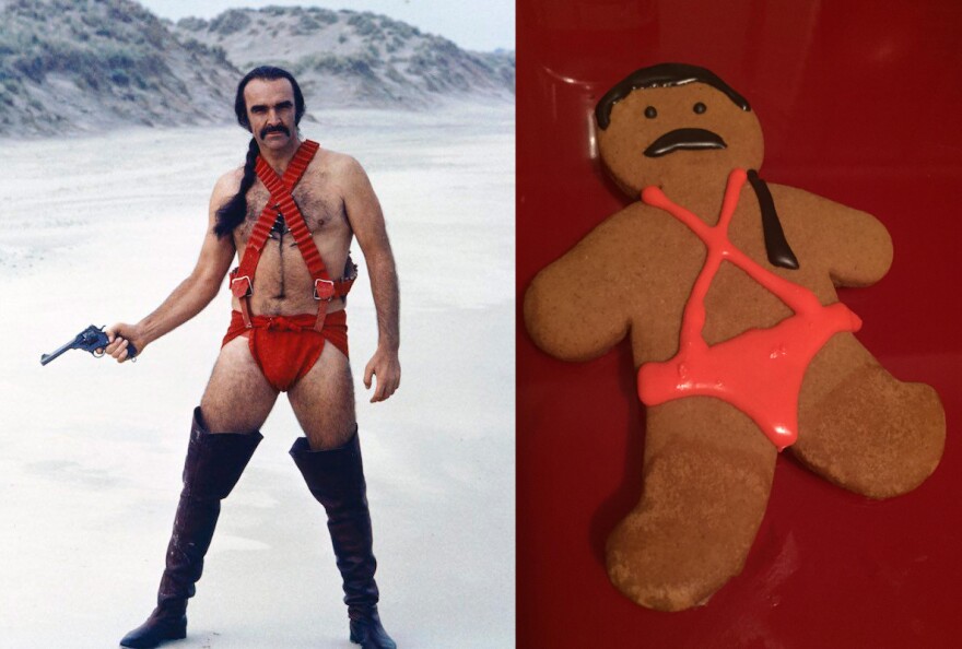 When TCM Classic Film Festival screened "Zardoz," featuring Sean Connery's iconic costume, Beth Accomando and her friend Miguel Rodriguez made and served these at midnight.
