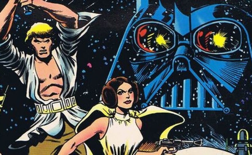 Detail from one of the Classic Marvel "Star Wars Comics" that were published between 1977 and 1987.