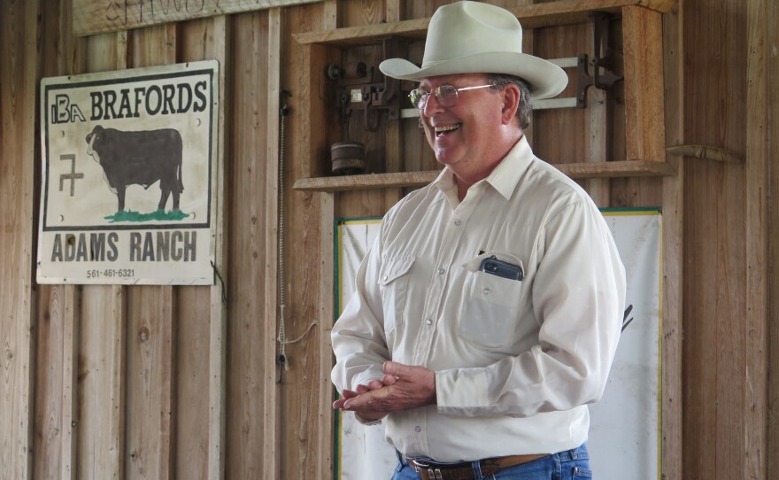 Mike Adams spends some $250,000 every year to control the weed on his 40,000-acre ranch.