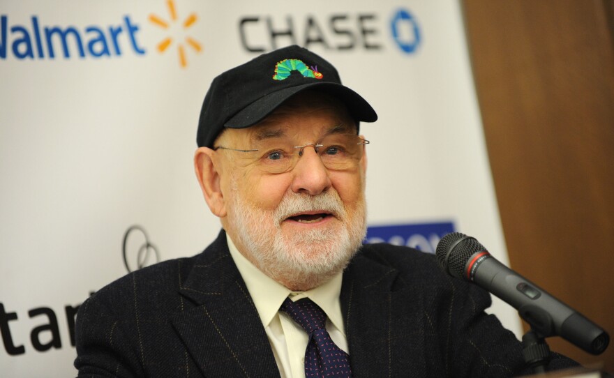 Author Eric Carle at the New York Public Library, October 2009.