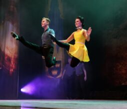 The critically acclaimed "A Taste of Ireland - The Irish Music & Dance Sensation," features a cast of world champion Irish dancers. Seen here is "Hurling" featuring Mitchell O'Hara and Brittany Pymm.