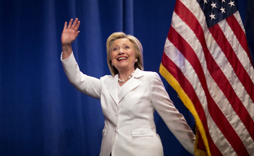 Democratic presidential candidate Hillary Clinton at Trident Technical College during a campaign stop on June 17 in North Charleston, S.C.