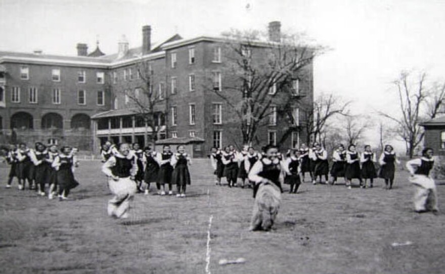 Outdoor activities at <a href="http://www.preservationnation.org/travel-and-sites/sites/southern-region/belmead-on-the-james.html">Belmead-on-the-James</a>, a plantation turned educational institution in Powhatan County, Va. The campus once boasted 40-plus buildings; today, only three major historic structures remain standing.