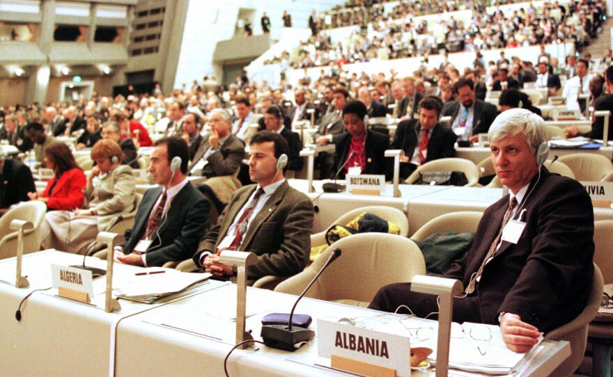 Delegates from about 170 countries gathered in Kyoto in December 1997 during the United Nations Framework Convention on Climate Change. This year in Paris, the stakes are even higher, negotiators say.