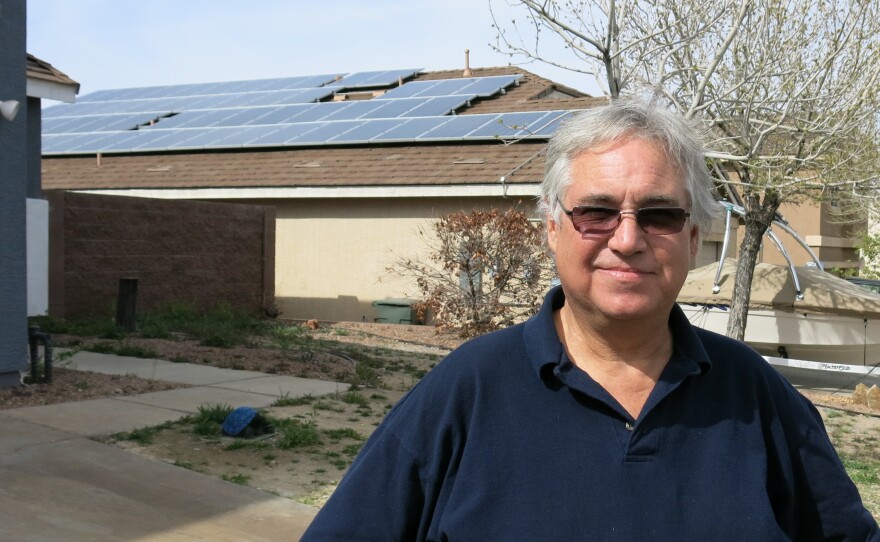 Dale Collier refinanced his house to install solar panels in 2011. He thought it would save him money long-term, but now says that without state solar incentives it was a bad decision.