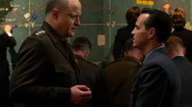 Brendan Fraser plays Gen. Dwight D. Eisenhower and Andrew Scott plays meteorologist James Stagg in the new film Pressure, about the tense lead-up to the D-Day invasion during World War II.
