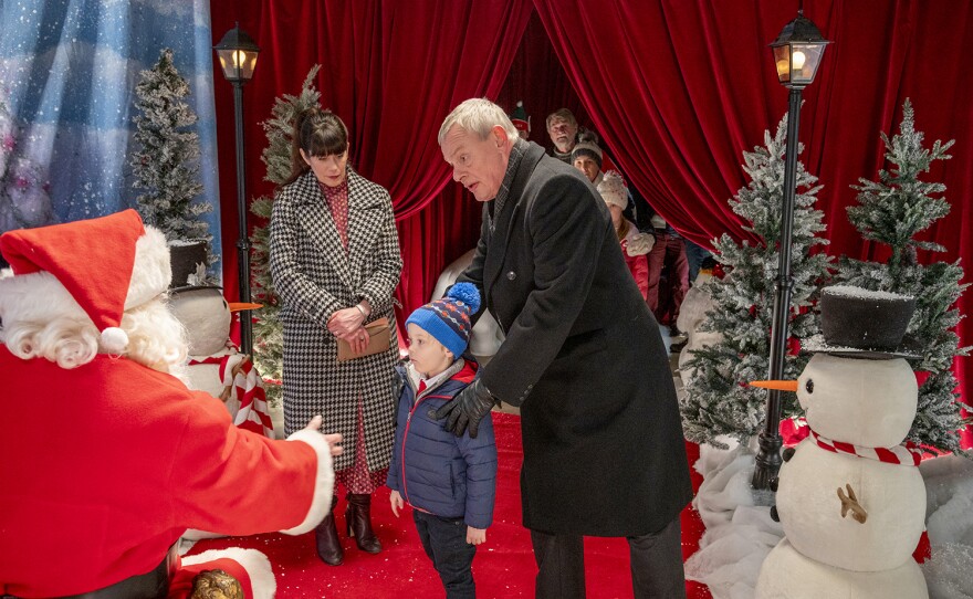 A scene from DOC MARTIN Christmas Special