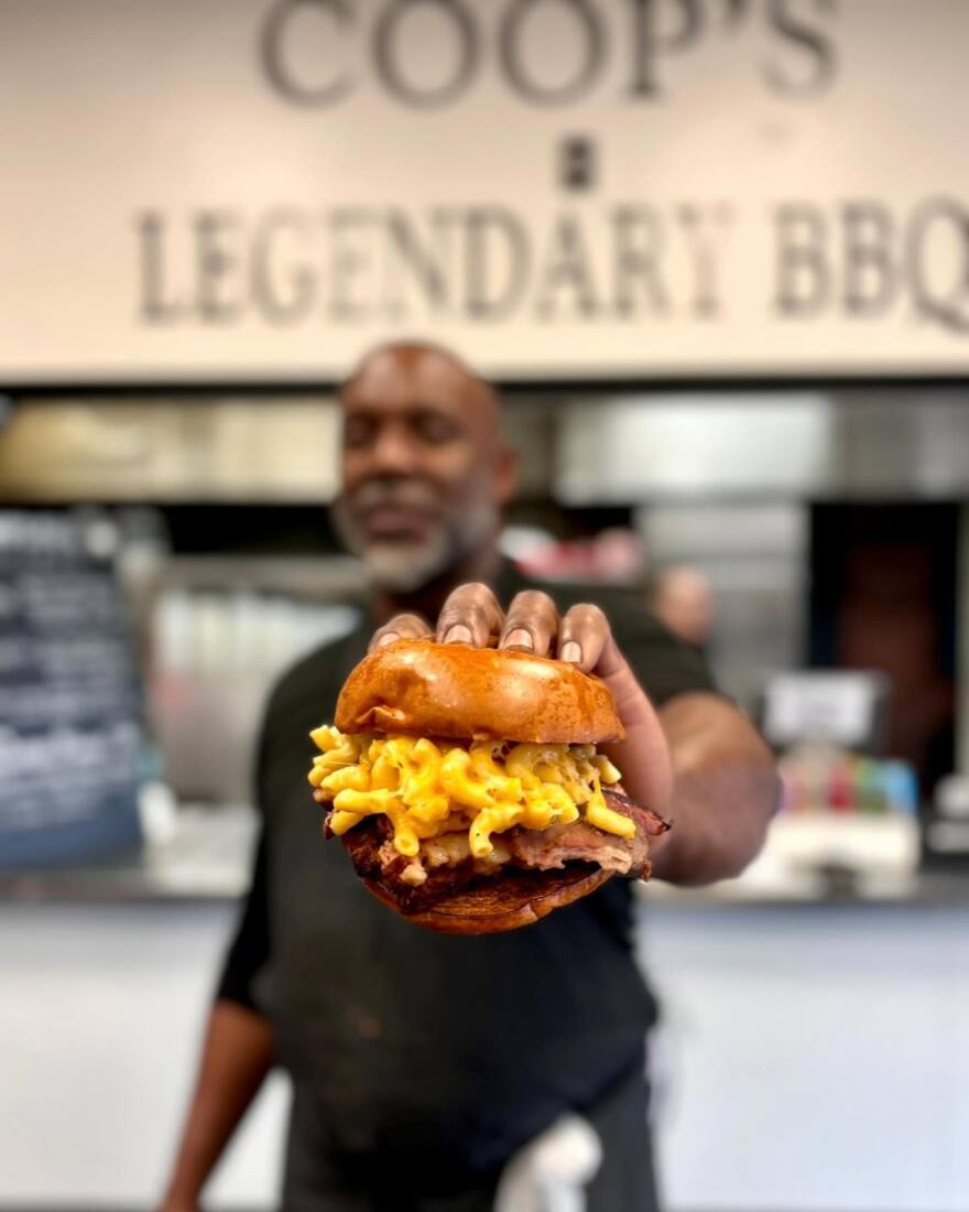 Bradrick Cooper offering up some comfort food. Undated photo.