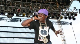 Public Enemy's Flavor Flav still workin' it after all these years.  Street Scene, 2009.  