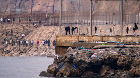Migrants return to Morocco from the Spanish enclave of Ceuta, Saturday, Aug. 1, 2026.