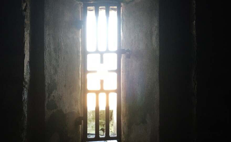 Captive Africans at Elmina Castle were led through The Door of No Return to ships that would take them to the Americas as slaves.