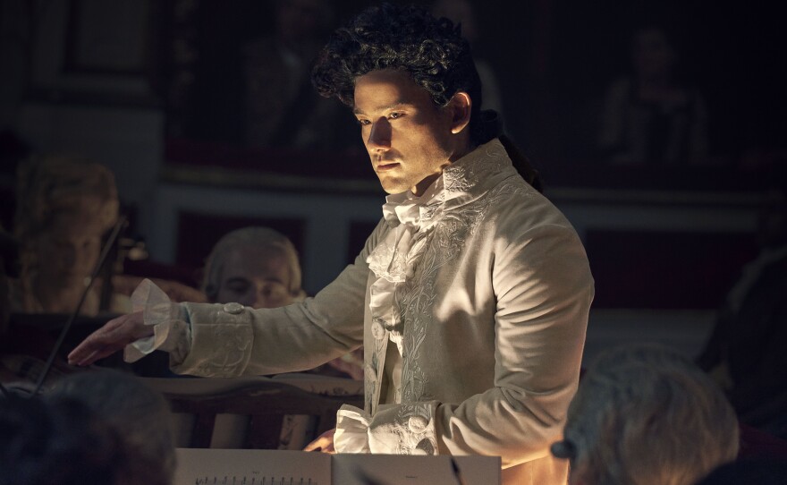 Will Sharpe plays Mozart in the Starz series Amadeus.