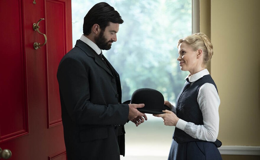 Stuart Martin as William "The Duke" Wellington and Kate Phillips as Eliza Scarlet