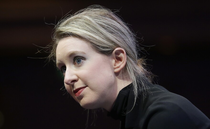 Elizabeth Holmes, founder and CEO of Theranos, speaks at the Fortune Global Forum in San Francisco.