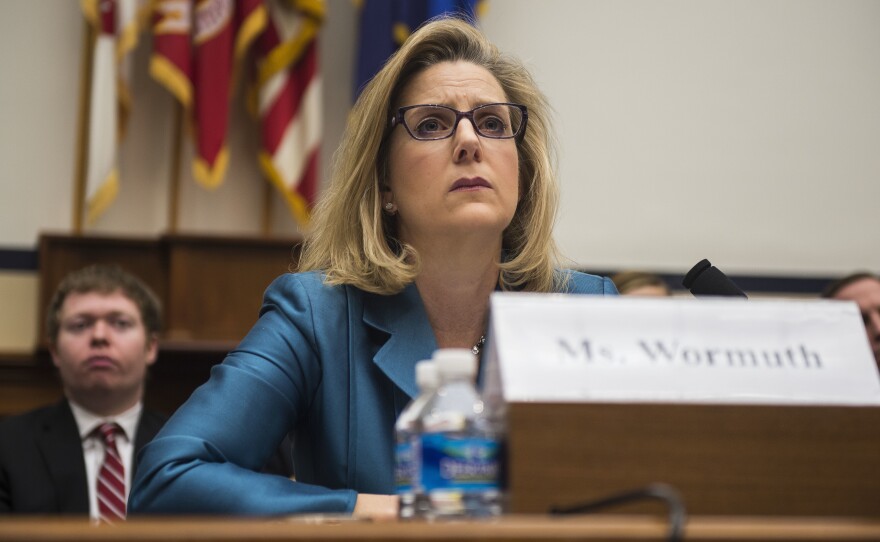 Christine Wormuth, pictured testifying on Capitol Hill in March 2015 during her tenure as defense undersecretary for policy, is President Biden's pick for secretary of the Army.