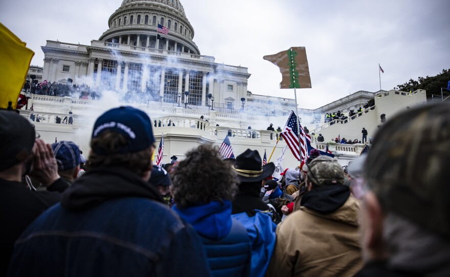 Pro-Trump supporters storm the U.S. Capitol on Jan. 6, 2021.