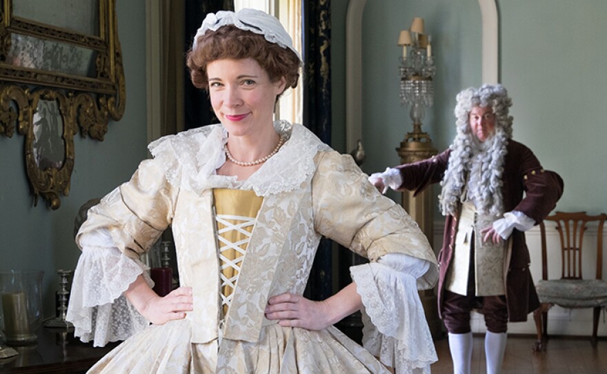 Lucy Worsley portrays Mary Granville Delany, who, as a teenager, was forced to marry an older man against her wishes.