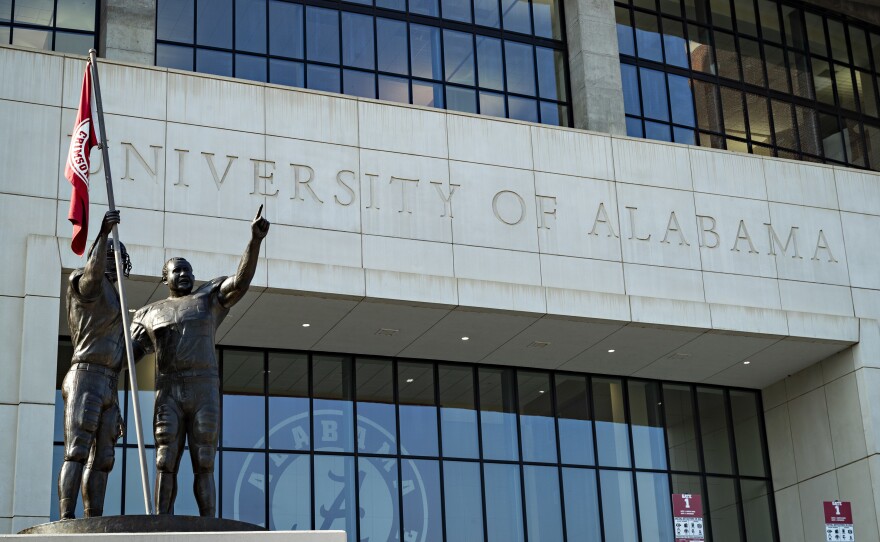 The University of Alabama in Tuscaloosa makes up a sizeable portion of the city's population of roughly 100,000. Mayor Walt Maddox says losing an entire semester of school would be "economically disastrous for our community."