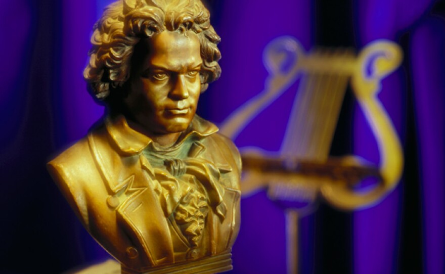 Bust of Beethoven, whose "Moonlight" Sonata, Symphony No. 5 in C Minor and “Ode to Joy” from Symphony No. 9 are featured in "Classical Rewind" (MY MUSIC).