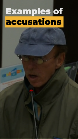 Examples of accusations