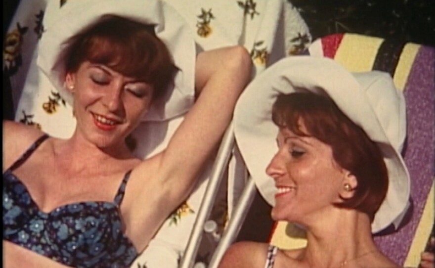 Aunt Cindy sunbathing. "Aunt Cindy and The Alchemist" film