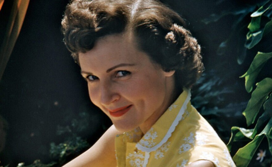 A rare 1954 color photo of Betty White, who was already a beloved TV personality.