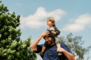 Vincent Tourville, a veteran of the Iraq war, lives on the West Los Angeles VA campus with his 2-year-old son.