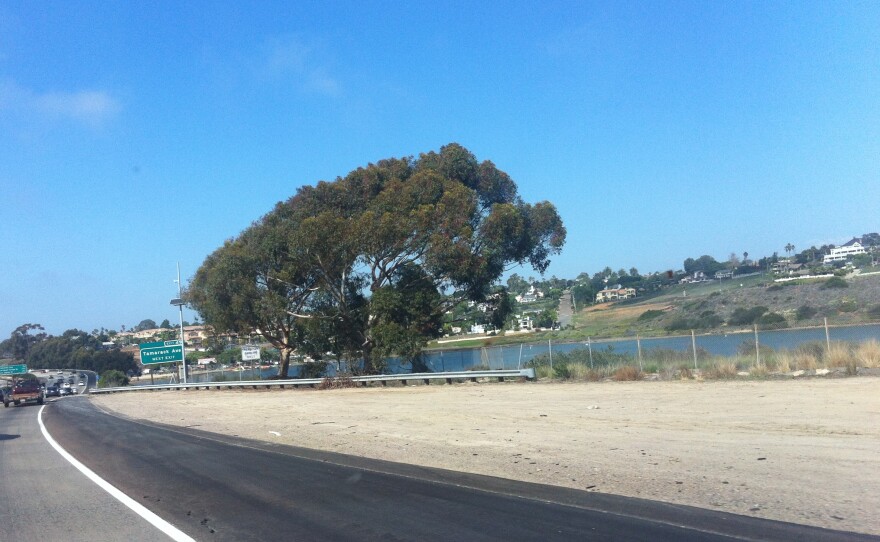 The site of the "85/15" development project on Interstate 5 by the Agua Hedionda Lagoon in Carlsbad, Sept. 24, 2015.