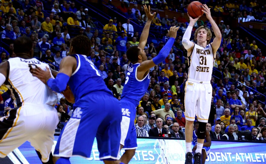 Last year's Wichita State Shockers were the most recent team to enter the NCAA Tournament undefeated — but their bid for perfection was foiled by Kentucky.