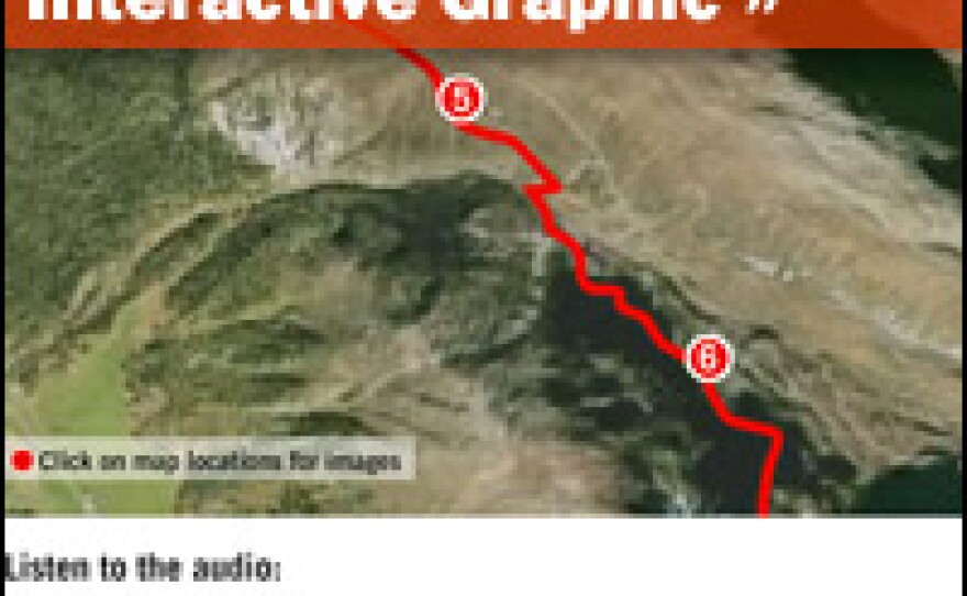 View an interactive trail map that takes you on a virtual tour of the climate change.