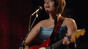 Grammy Award winner Norah Jones performs at St. Ann’s Warehouse in Brooklyn, New York.