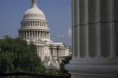 The U.S. Capitol is seen from the Cannon House Office Building on July 22.