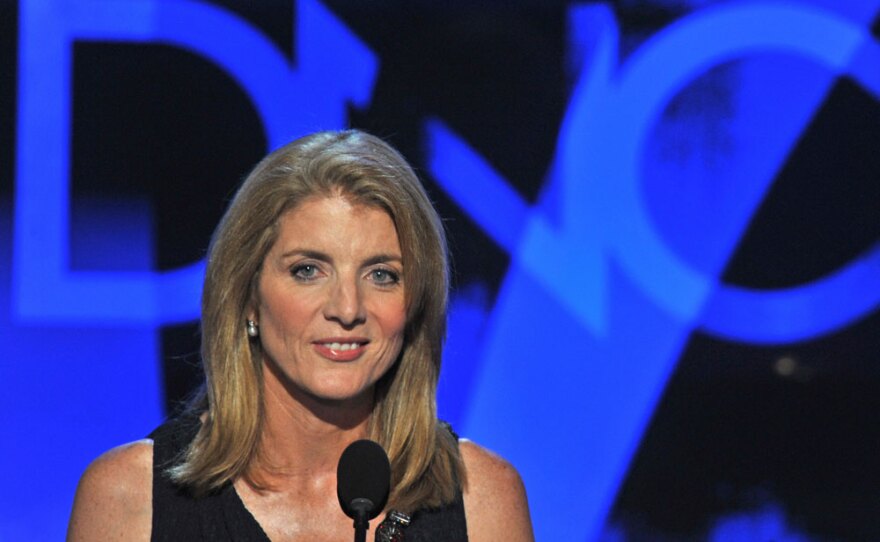 Daughter of the late President John F. Kennedy and Jackie Kennedy, Caroline Kennedy Schlossberg addressed the Democratic National Convention in August 2008.