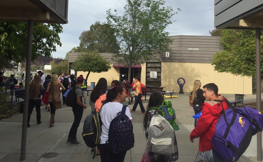 About 100 students at Middletown High School lost their homes in the Valley Fire. So did nine other staff members, including a counselor, the assistant principal, Principal Bill Roderick and six other teachers.