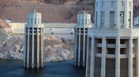 Lake Mead's bathtub ring, which has become the de facto symbol of the overallocated Colorado River system, is shown in this undated photo. 
