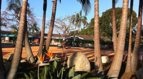 The painted pop-up plaza in Carlsbad, Sept. 14 2014.