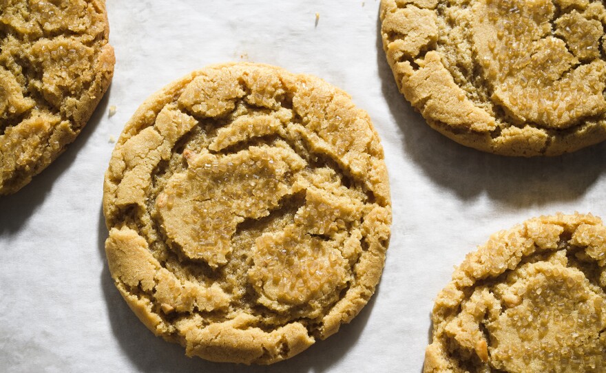 Peanut-Butter Miso Cookies
