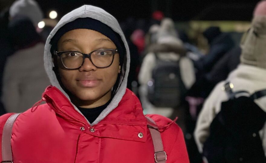 Nigerian student Chioma Udo had been trying to get through border crossings for days when NPR met her as she was preparing to enter Hungary from Ukraine. Udo said she has enjoyed her life and studies in Ukraine and hopes to return one day.