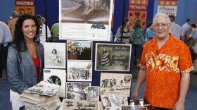 At ANTIQUES ROADSHOW in Chattanooga, Tennessee, this collection of movie marketing memorabilia chronicles 60 years of cinematic history, including images of such iconic stars as Charlie Chaplain, James Dean, Elvis and Marilyn Monroe. Passed down to the owner from her grandfather, who managed a movie theater in Cleveland, Tennessee, this colorful array of posters, lobby cards and arcade cards earns appraiser Gary Sohmer's estimate of $10,000 to $15,000.