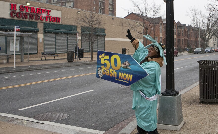 A lifetime resident of the H Street NE area, Cherry Tilghman says some of the changes here, like a new Giant grocery store, have improved the neighborhood.